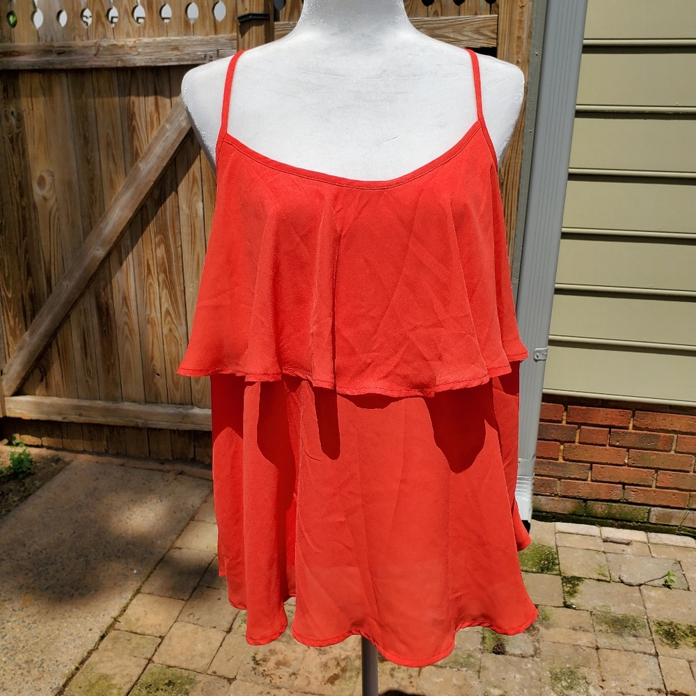 Orange tank top